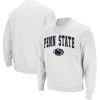 Men's Colosseum White Penn State Nittany Lions Arch & Logo Crew Neck Sweatshirt
