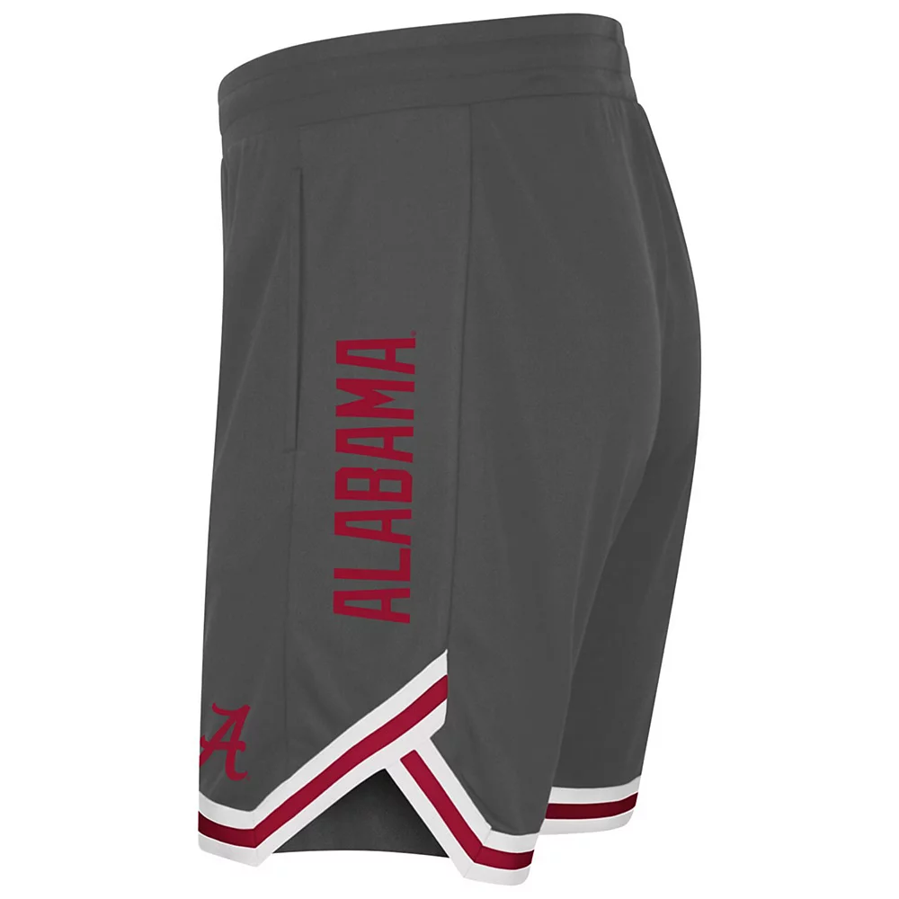 Men's Colosseum Charcoal Alabama Crimson Tide Continuity Shorts - Image 2