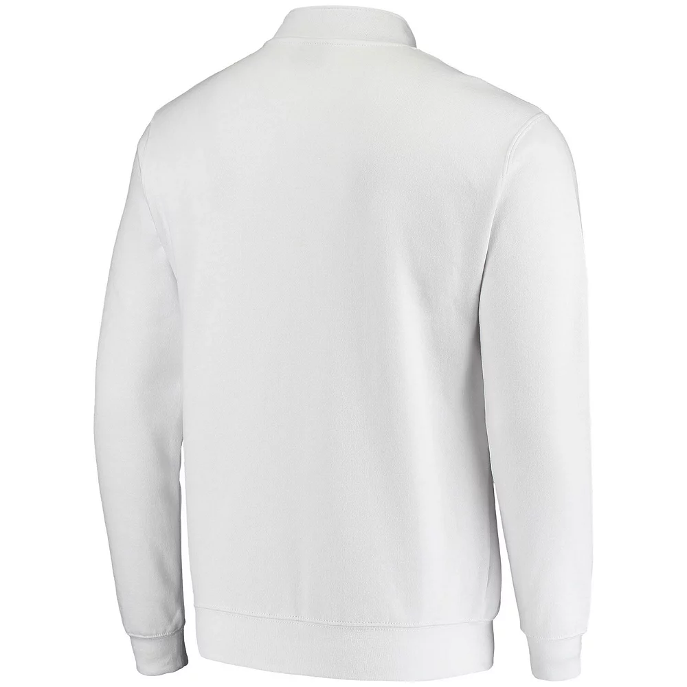 Men's Colosseum White Missouri Tigers Tortugas Logo Quarter-Zip Jacket - Image 3