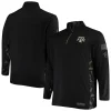Men's Colosseum Black Texas A&M Aggies OHT Military Appreciation Big & Tall Quarter-Zip Jacket