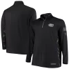 Men's Colosseum Black Florida Gators OHT Military Appreciation Big & Tall Quarter-Zip Jacket