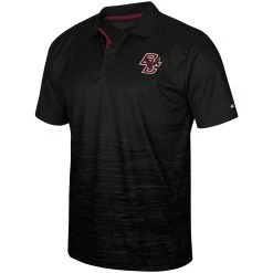 Men's Colosseum Black Boston College Eagles Marshall Polo