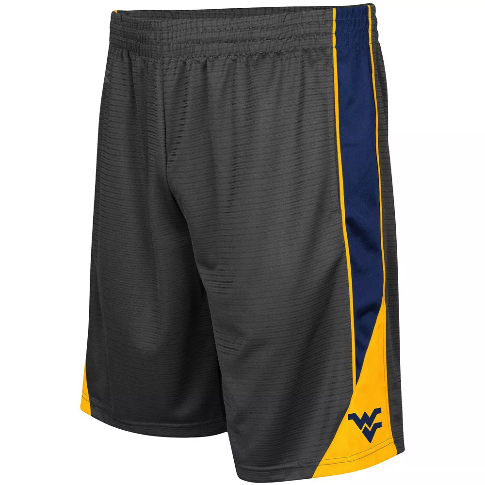 Men's Colosseum Charcoal West Virginia Mountaineers Team Turnover Shorts - Image 2