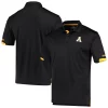 Men's Colosseum Black Appalachian State Mountaineers Santry Polo