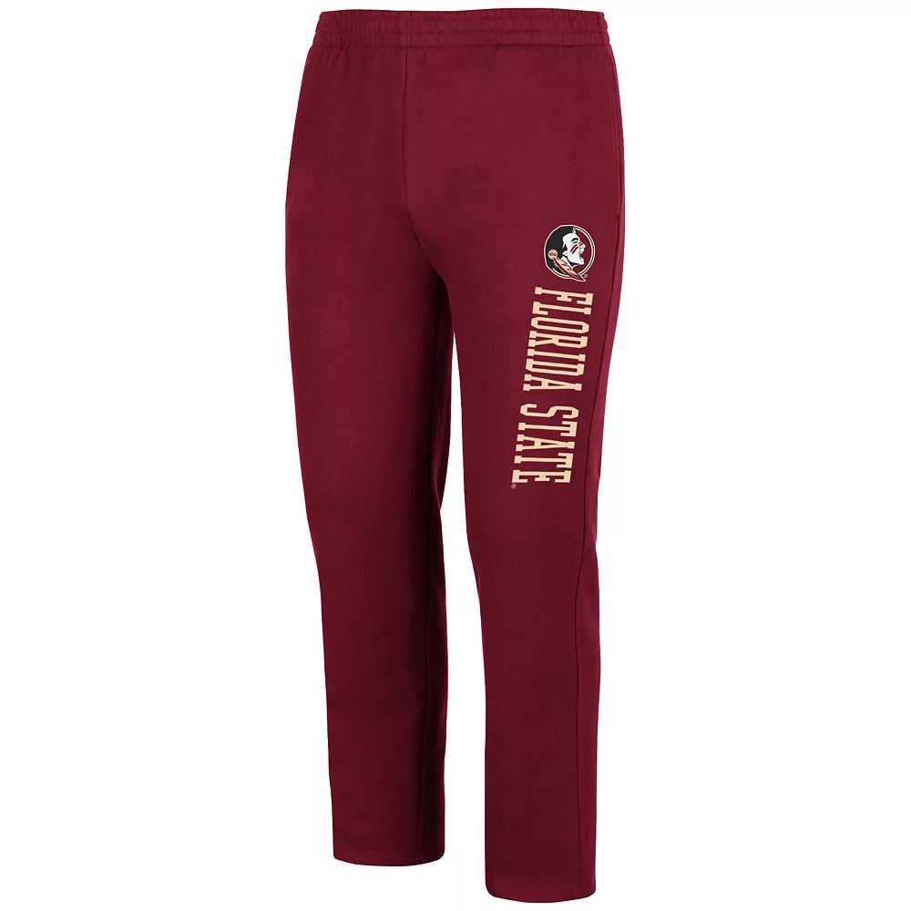 Men's Colosseum Garnet Florida State Seminoles Fleece Pants - Image 3