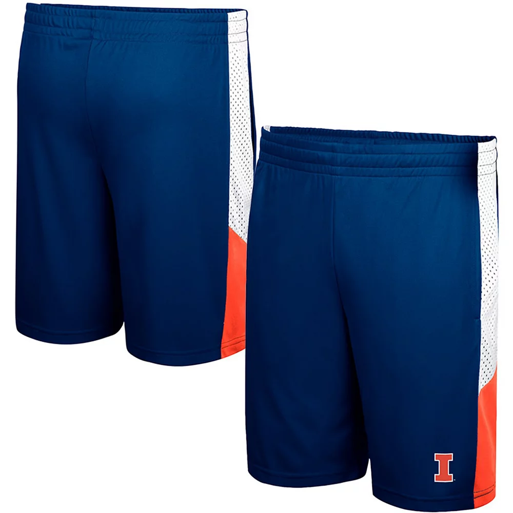 Men's Colosseum Navy Illinois Fighting Illini Very Thorough Shorts