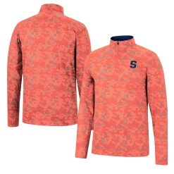 Men's Colosseum Orange Syracuse Orange Tivo Quarter-Zip Jacket