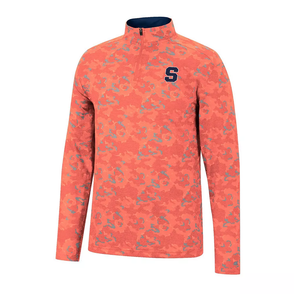 Men's Colosseum Orange Syracuse Orange Tivo Quarter-Zip Jacket - Image 3