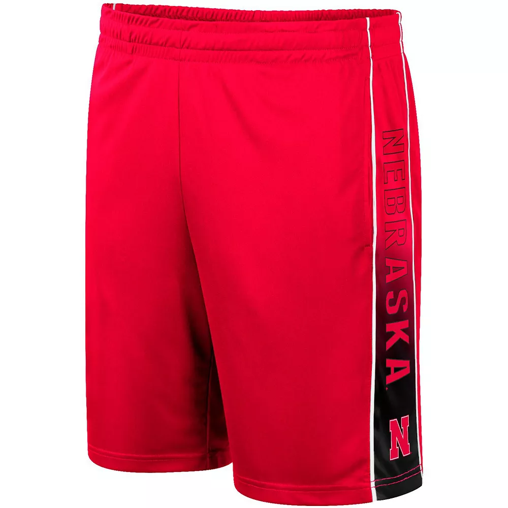 Men's Colosseum Scarlet Nebraska Huskers Lazarus Shorts - Image 3