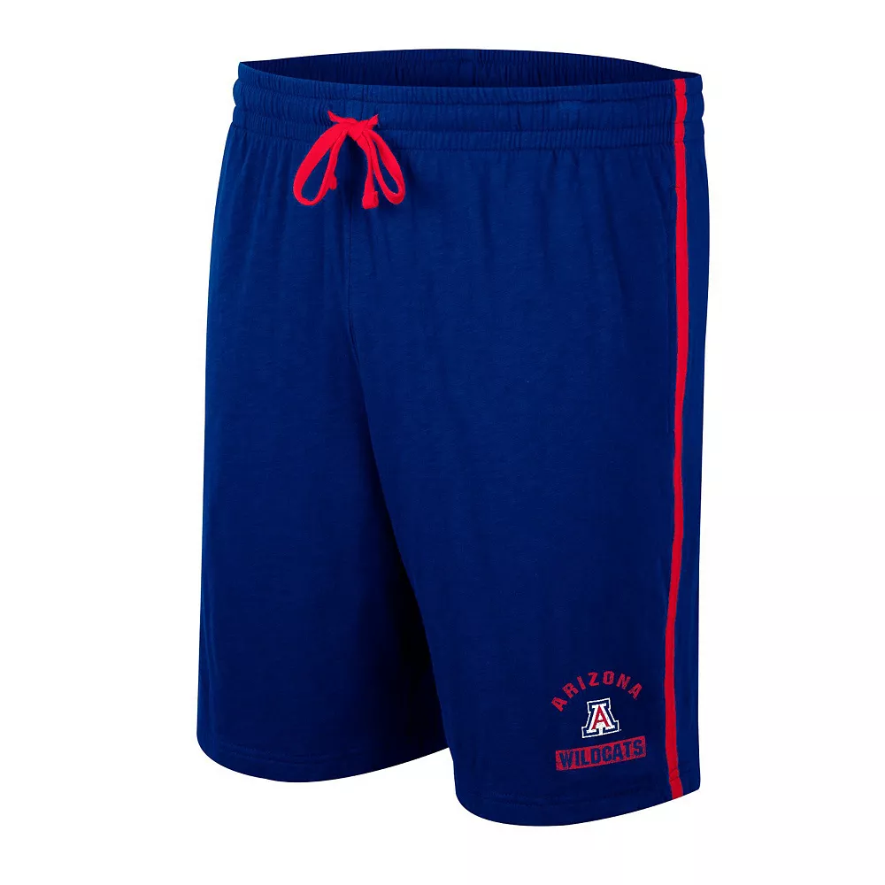 Men's Colosseum Navy Arizona Wildcats Thunder Slub Shorts - Image 3