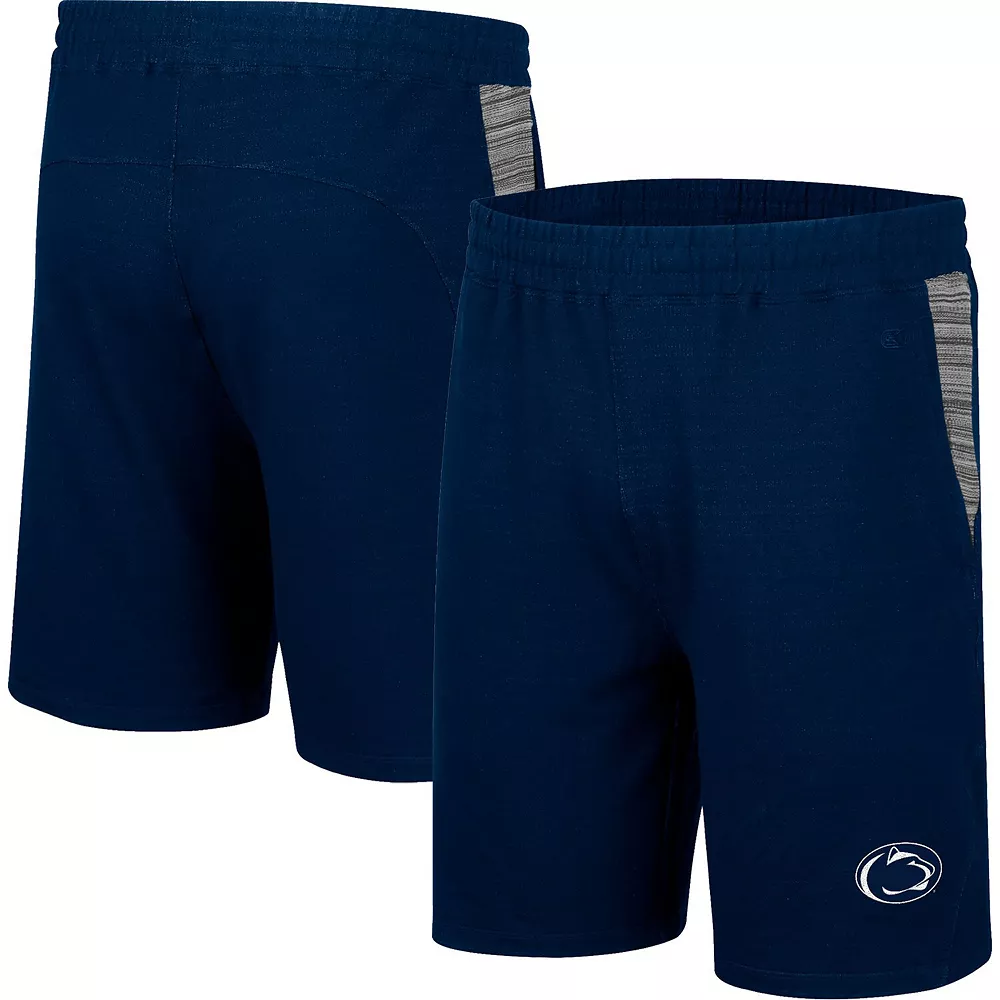 Men's Colosseum Navy Penn State Nittany Lions Wild Party Shorts - Image 2