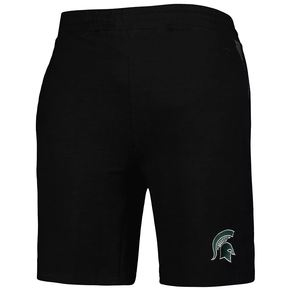 Men's Colosseum Black Michigan State Spartans Wild Party Shorts - Image 3