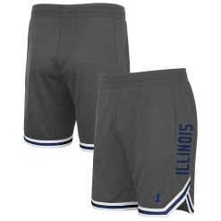 Men's Colosseum Charcoal Illinois Fighting Illini Continuity Shorts