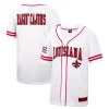 Men's Colosseum White Louisiana Ragin' Cajuns Free-Spirited Full-Button Baseball Jersey