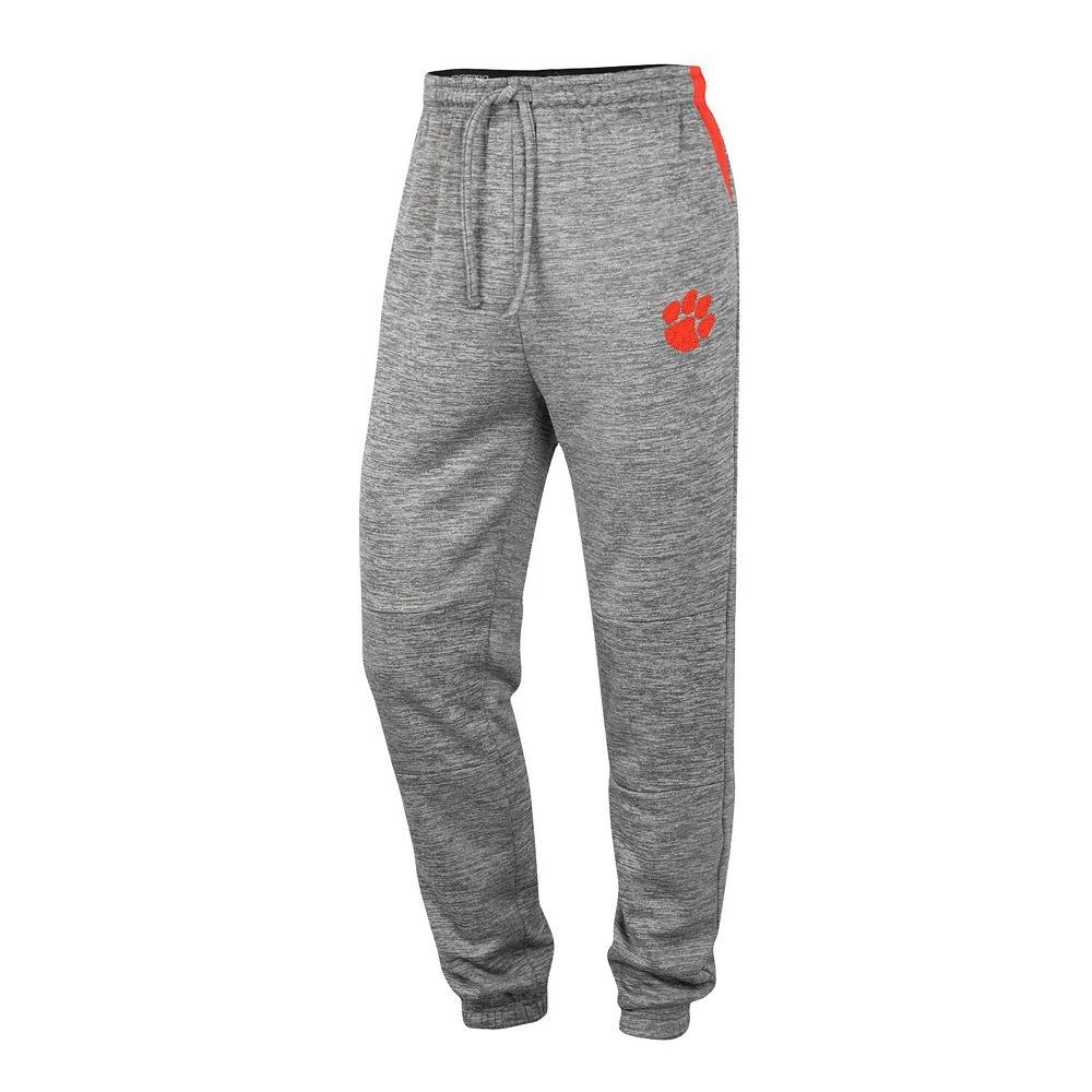 Men's Colosseum Gray Clemson Tigers Worlds to Conquer Sweatpants - Image 3