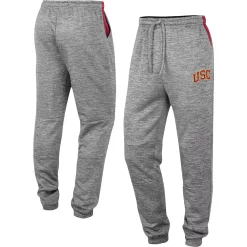 Men's Colosseum Gray USC Trojans Worlds to Conquer Sweatpants